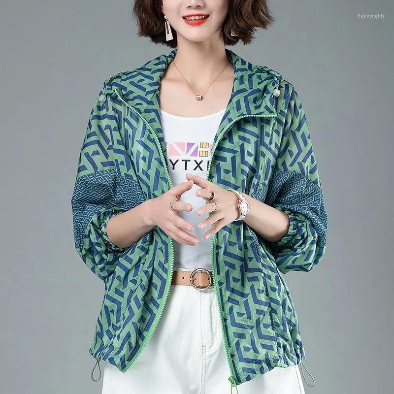 Women's Jackets Hooded Sunscreen Clothes Women's Short Jacket 2023 Summer Mother's Fashion Print Thin Coat Female Loose Coats, Yellow-green
Women's Jackets Hooded Sunscreen Clothes Women's Short Jacket 2023 Summer Mother's Fashion Print Thin Coat Female Loose Coats, Yellow-green