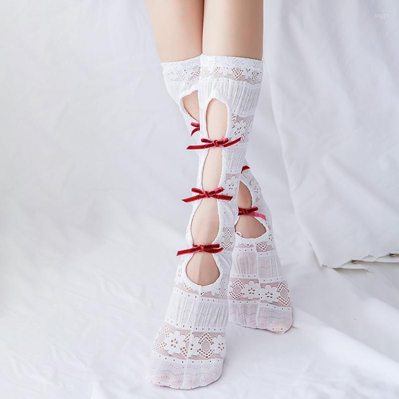 Women Socks Lolita Lace Women's Long Bow Hollow Thin Jk Dress College Style Kawaii, Beige
Women Socks Lolita Lace Women's Long Bow Hollow Thin Jk Dress College Style Kawaii, Beige