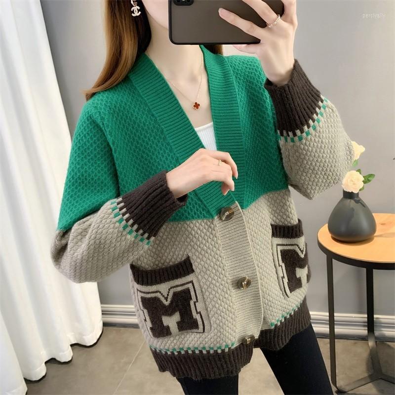 Women's Knits Women Autumn Letter Knitted Long Sleeve Coat Loose Cardigan Single Button Fashion Girls' Sweater, Sky blue
Women's Knits Women Autumn Letter Knitted Long Sleeve Coat Loose Cardigan Single Button Fashion Girls' Sweater, Sky blue