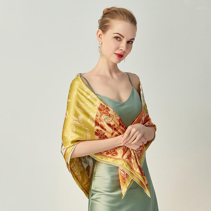 Scarves 2023 Spring/summer Style Women Sunscreen Air Conditioner Shawls Silk Gift Scarf 16mm 110cm Large Square
Scarves 2023 Spring/summer Style Women Sunscreen Air Conditioner Shawls Silk Gift Scarf 16mm 110cm Large Square