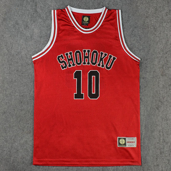 Men's Tank Tops Slam Dunk Shohoku High School No.10 Hanamichi Sakuragi Cosplay Top Vest SD Basketball Jersey 230414, White 14
Men's Tank Tops Slam Dunk Shohoku High School No.10 Hanamichi Sakuragi Cosplay Top Vest SD Basketball Jersey 230414, White 14