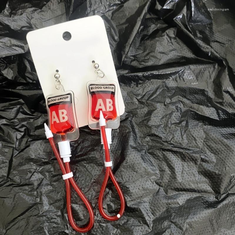 Necklace Earrings Set Plasma Blood Bag Type Subculture Exaggerated Y2k Jewelry, Picture shown
Necklace Earrings Set Plasma Blood Bag Type Subculture Exaggerated Y2k Jewelry, Picture shown