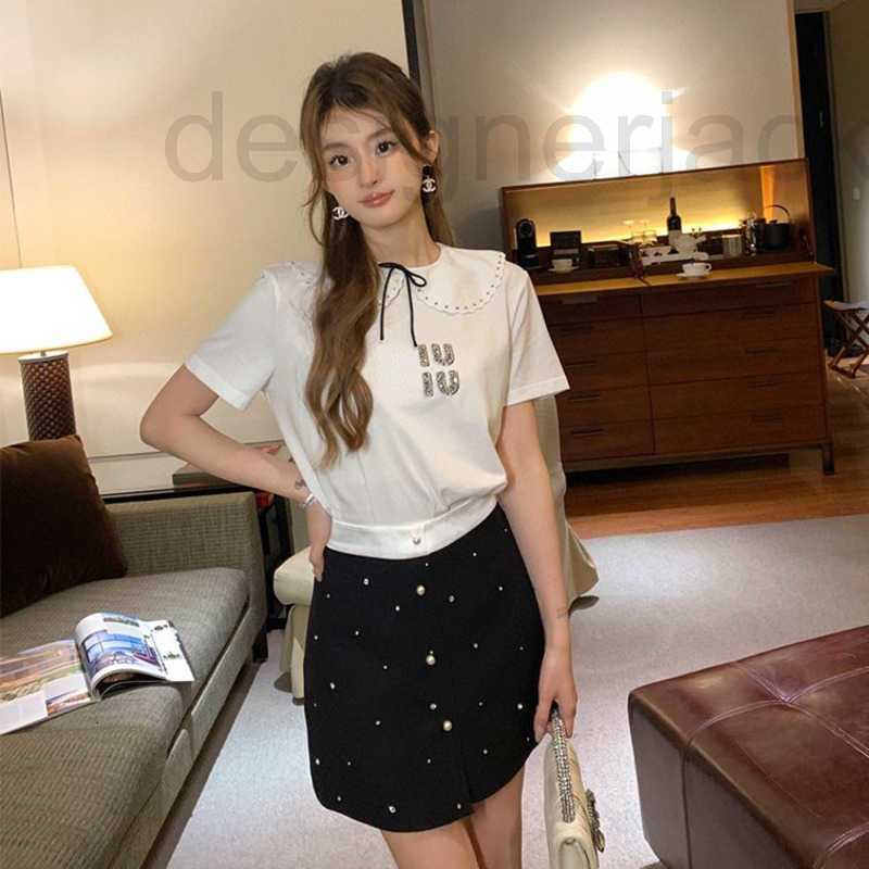Women' T-Shirt Designer High summer shirt rhinestone letter short sleeved t designer women loose pullover tee Ins half sleeves top 652 OUD, White
Women' T-Shirt Designer High summer shirt rhinestone letter short sleeved t designer women loose pullover tee Ins half sleeves top 652 OUD, White