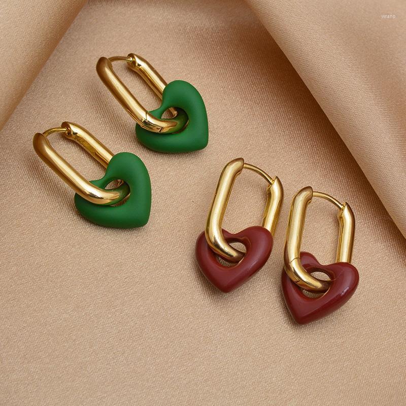 Dangle Earrings 2023 French Retro Romantic Wine Red Heart Pendant For Woman Wedding Party Girls Fashion Jewelry
Dangle Earrings 2023 French Retro Romantic Wine Red Heart Pendant For Woman Wedding Party Girls Fashion Jewelry