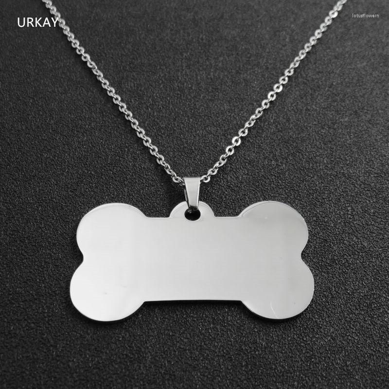 Pendant Necklaces 4sizes Stainless Steel Dog Bone Dogtags Necklace Fashion DIY Logo Jewelry
Pendant Necklaces 4sizes Stainless Steel Dog Bone Dogtags Necklace Fashion DIY Logo Jewelry