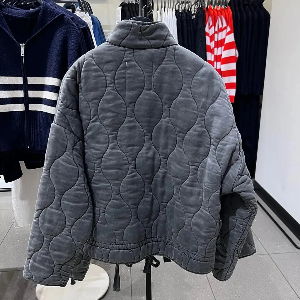Womens Down Parkas Winter Jackets Coat Warm Outwear With Pocket Casual Loose Ladies Jacket Vintage Fashion Outerwear Woman 231114