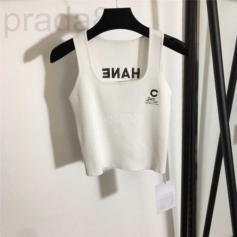 Women's T-Shirt Designer 2022 women summer knit tee designer tops with letter embroidery female casual milan runway cotton tank crop top t-shirt clothing high end I7G0, White
Women's T-Shirt Designer 2022 women summer knit tee designer tops with letter embroidery female casual milan runway cotton tank crop top t-shirt clothing high end I7G0, White