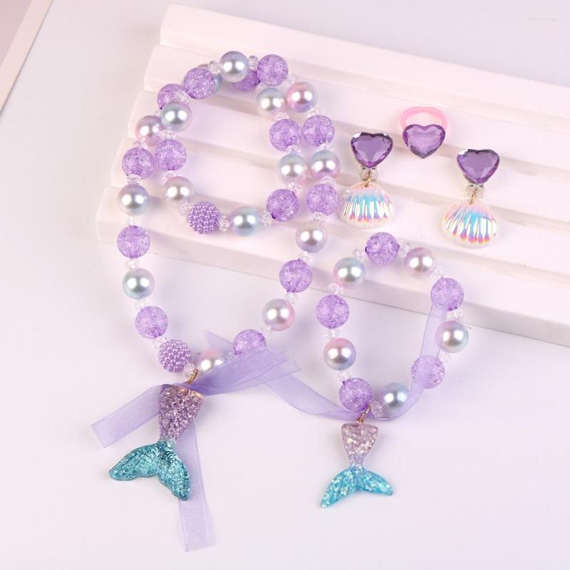 Pendant Necklaces Baby Girls Beads Necklace Fashion Mermaid Tail Child Kids Adjustable Rope Necklce Set Charm Chunky Jewelry For Gift
Pendant Necklaces Baby Girls Beads Necklace Fashion Mermaid Tail Child Kids Adjustable Rope Necklce Set Charm Chunky Jewelry For Gift
