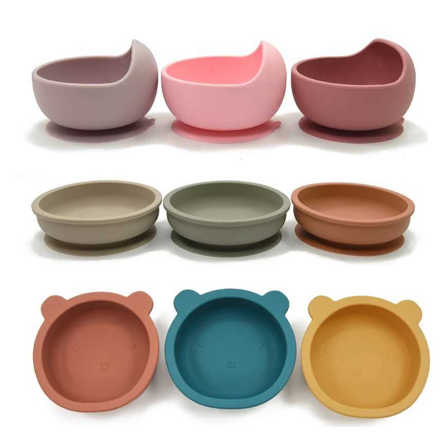 Cups Dishes Utensils 28Colors Baby Silicone Suction Bowls for Kids Waterproof Baby Feeding Tableware Spoon Children Dishes Kitchenware Infant Plates AA230413
Cups Dishes Utensils 28Colors Baby Silicone Suction Bowls for Kids Waterproof Baby Feeding Tableware Spoon Children Dishes Kitchenware Infant Plates AA230413