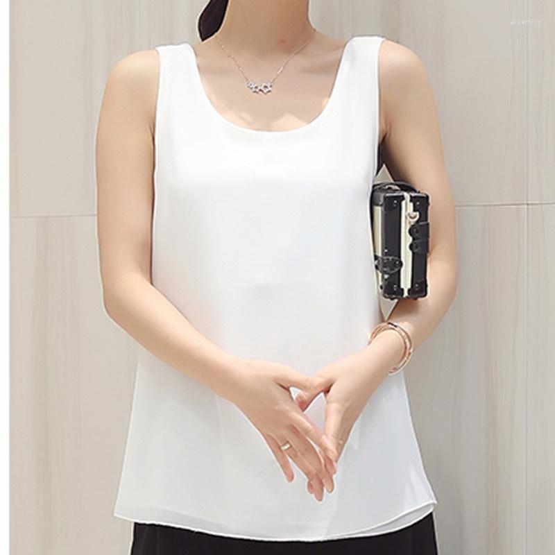 Women' Blouses 2023 Korean Fashion Women White O-Neck Sleeveless Chiffon Vest Woman Tops Female Shirts 3XL Basic Solid Clothing, Lavender
Women' Blouses 2023 Korean Fashion Women White O-Neck Sleeveless Chiffon Vest Woman Tops Female Shirts 3XL Basic Solid Clothing, Lavender
