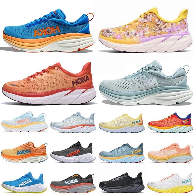 WITH BOX designer 2023 Hoka Bondi 8 Clifton Road Running Shoes Lightweight Cushioning Long Distance Runner Shoe Men Women Drop Accepted lifestyle Outdoor Sneakers
WITH BOX designer 2023 Hoka Bondi 8 Clifton Road Running Shoes Lightweight Cushioning Long Distance Runner Shoe Men Women Drop Accepted lifestyle Outdoor Sneakers