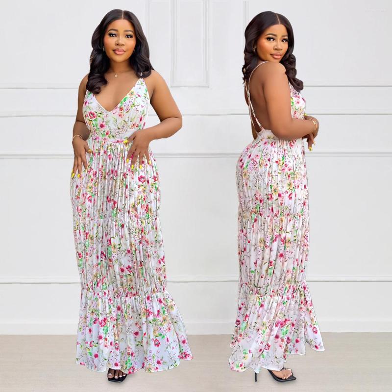 Casual Dresses 2023 Sleeveless V-neck Backless Small Floral Print Slim Fit Long Dress High Waist Loose All-Match Women' Suspender, Multicolor
Casual Dresses 2023 Sleeveless V-neck Backless Small Floral Print Slim Fit Long Dress High Waist Loose All-Match Women' Suspender, Multicolor
