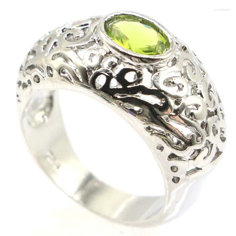 Cluster Rings 20x15mm Minimalist Style Hollow 6g Green Peridot Smokey Topaz Women Daily Wear Silver
Cluster Rings 20x15mm Minimalist Style Hollow 6g Green Peridot Smokey Topaz Women Daily Wear Silver