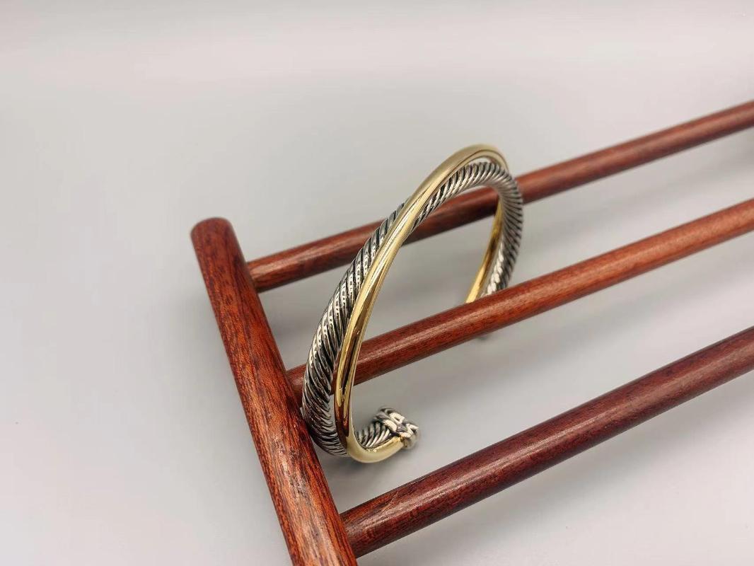Bangle Le Han Jewelry Crossover Bracelet With18K Gold Plated