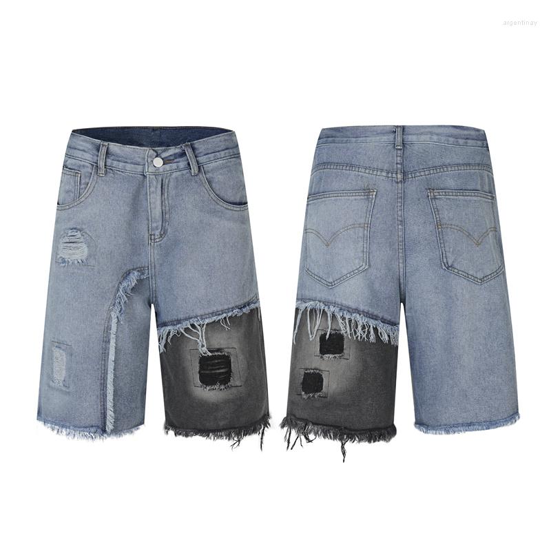 Men's Shorts Streetwear Denim Men Patchwork Oversized Hip Hop Brush Washed Fashion Harajuku Summer Casual Loose Short Jeans, Blue
Men's Shorts Streetwear Denim Men Patchwork Oversized Hip Hop Brush Washed Fashion Harajuku Summer Casual Loose Short Jeans, Blue