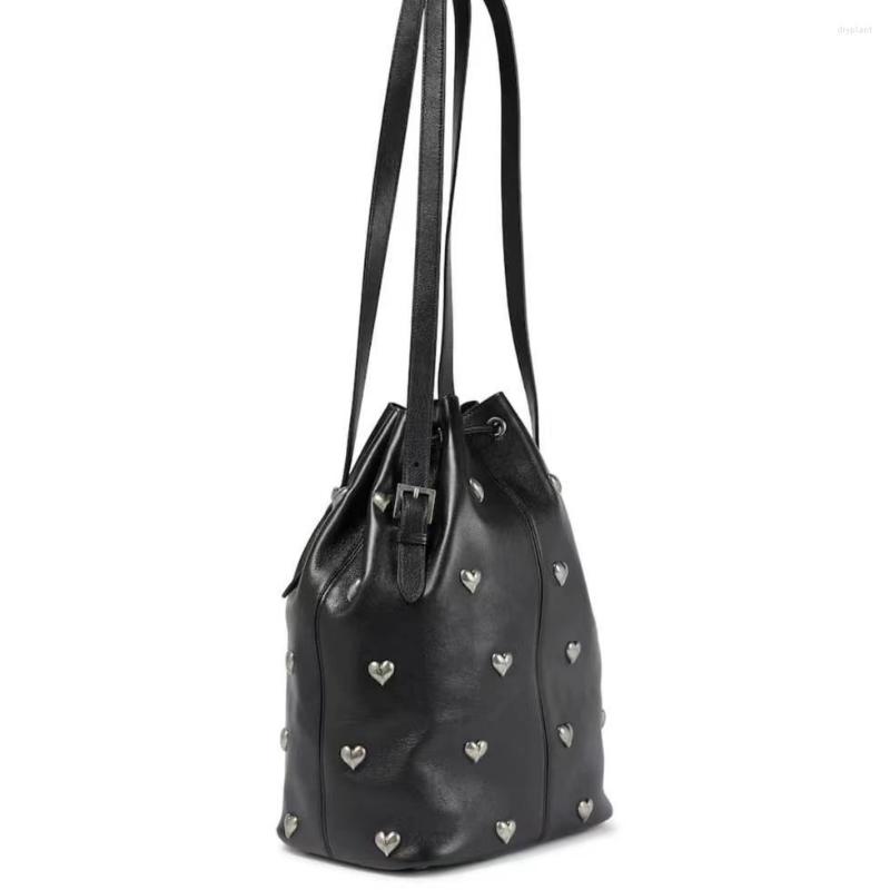 Evening Bags Fashion Love Heart Peach Pericardial Nail Design Bucket Large Capacity Single Shoulder Crossbody Bag Female, Black
Evening Bags Fashion Love Heart Peach Pericardial Nail Design Bucket Large Capacity Single Shoulder Crossbody Bag Female, Black