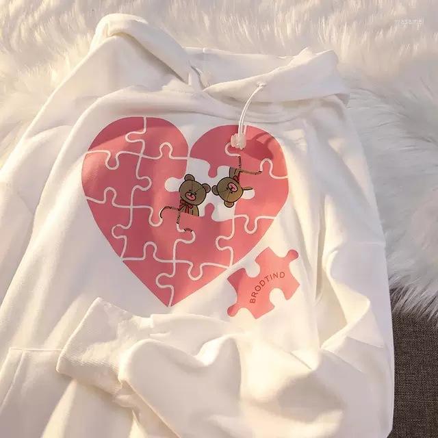 Women' Hoodies Autumn And Winter Sweater Women' Thickened Love Print Jacket Korean Style Trendy Brand Student Hooded Women
Women' Hoodies Autumn And Winter Sweater Women' Thickened Love Print Jacket Korean Style Trendy Brand Student Hooded Women