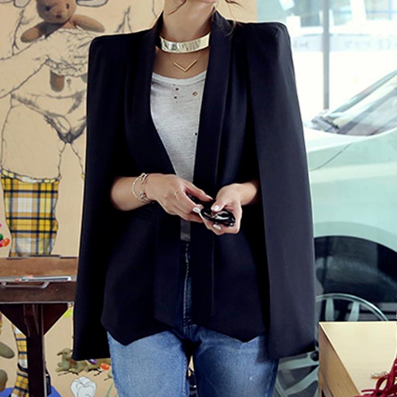 Women' Suits Solid Colors OL Blazer Jacket Black And White Shawl Collar Casual Lapel Cardigan Female Autumn Split-sleeve Cloak Blazers
Women' Suits Solid Colors OL Blazer Jacket Black And White Shawl Collar Casual Lapel Cardigan Female Autumn Split-sleeve Cloak Blazers