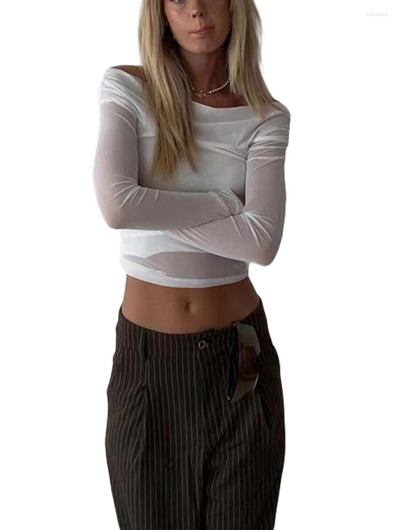 Women's T Shirts Women Sexy Off Shoulder Crop Top Long Sleeve Twisted Knot Ruched Tee Low Cut Slim Fit Tops Streetwear, R-white
Women's T Shirts Women Sexy Off Shoulder Crop Top Long Sleeve Twisted Knot Ruched Tee Low Cut Slim Fit Tops Streetwear, R-white