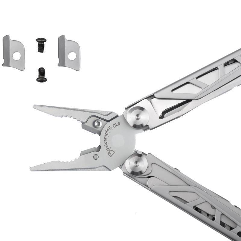 Pliers Daicamping Outdoors DL6 EDC Clamp HRC78K Multitools Wire Cutter Multifunctional Multi Tools Outdoor Camping Folding Knife 230414