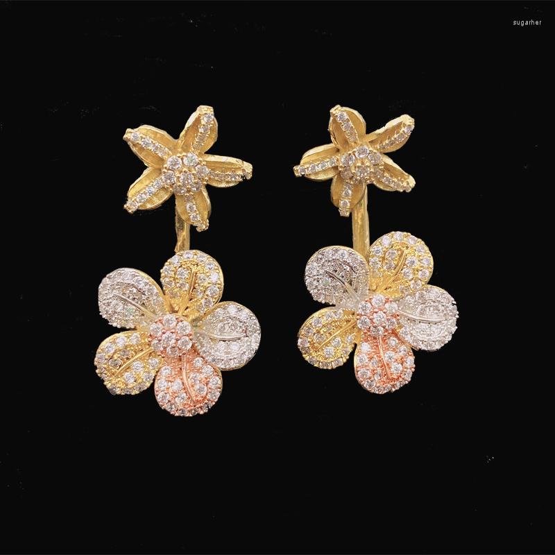 Stud Earrings Lanyika Copper Micro Pave Elegant Flower Women Wedding Party Everyday Fashion Jewelr
Stud Earrings Lanyika Copper Micro Pave Elegant Flower Women Wedding Party Everyday Fashion Jewelr