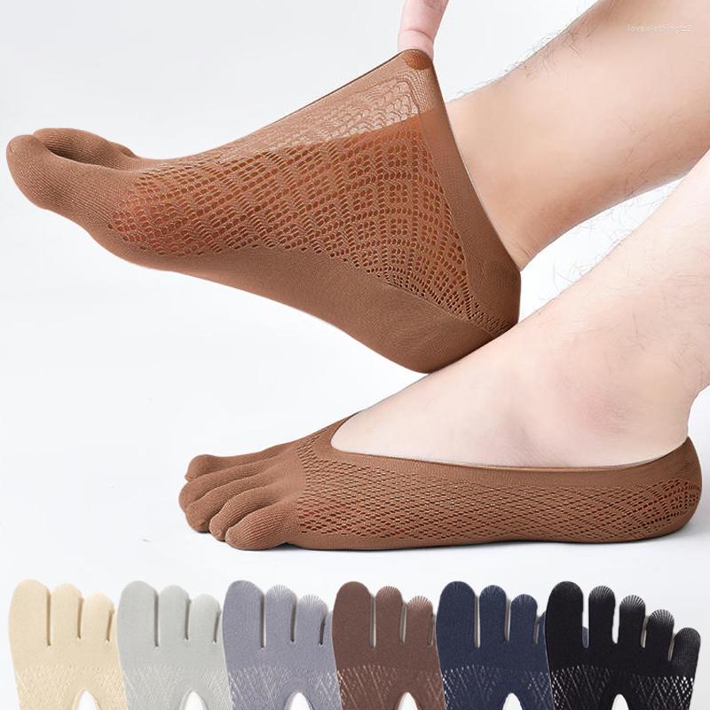 Men's Socks Five-finger Men's Summer Velvet Invisible Mesh Compression Sock Women Non-slip Thin Stockings Sweat-absorbing Toe Boat Sox, White
Men's Socks Five-finger Men's Summer Velvet Invisible Mesh Compression Sock Women Non-slip Thin Stockings Sweat-absorbing Toe Boat Sox, White