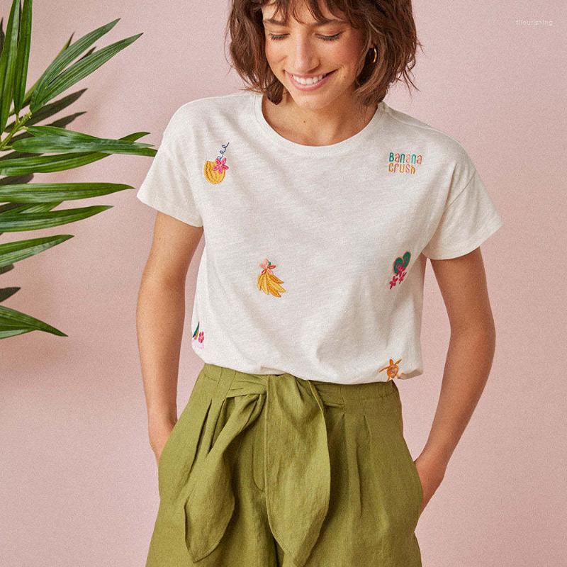 Women' T Shirts 2023 Summer Casual Fashion Printed Round Neck All-match Short-sleeved Women T-shirt, White
Women' T Shirts 2023 Summer Casual Fashion Printed Round Neck All-match Short-sleeved Women T-shirt, White