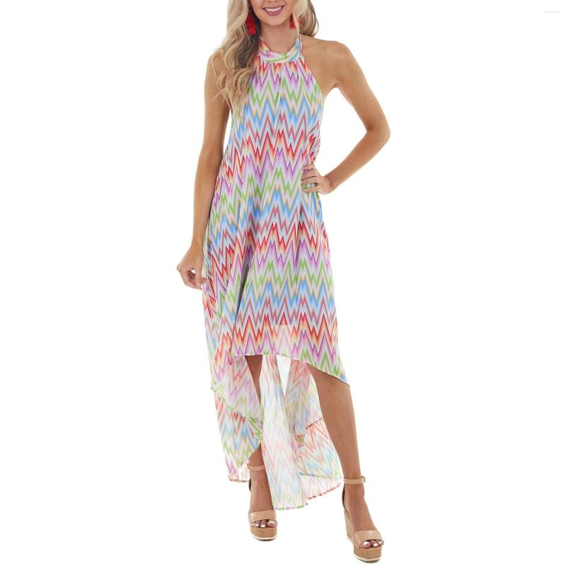 Casual Dresses Women' Summer Print Sleeveless Strapless Halter Neck Dress, Pink
Casual Dresses Women' Summer Print Sleeveless Strapless Halter Neck Dress, Pink