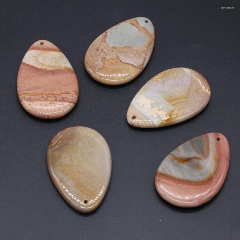 Pendant Necklaces Natural Wood Grain Stone Water Drop Shape For Making DIY Jewerly Necklace Accessories 35x55mm
Pendant Necklaces Natural Wood Grain Stone Water Drop Shape For Making DIY Jewerly Necklace Accessories 35x55mm