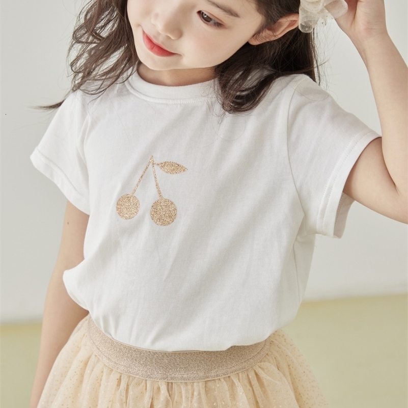 T-shirts children's round neck T-shirt thin flash small cherry print top girls cotton solid color half-sleeved 230414, Army green
T-shirts children's round neck T-shirt thin flash small cherry print top girls cotton solid color half-sleeved 230414, Army green