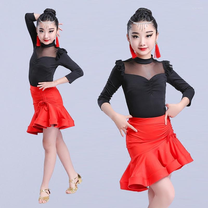 Stage Wear 2023 Est Children's Latin Dance Practice Clothes Skirt Competition Performance Clothing, Orange
Stage Wear 2023 Est Children's Latin Dance Practice Clothes Skirt Competition Performance Clothing, Orange