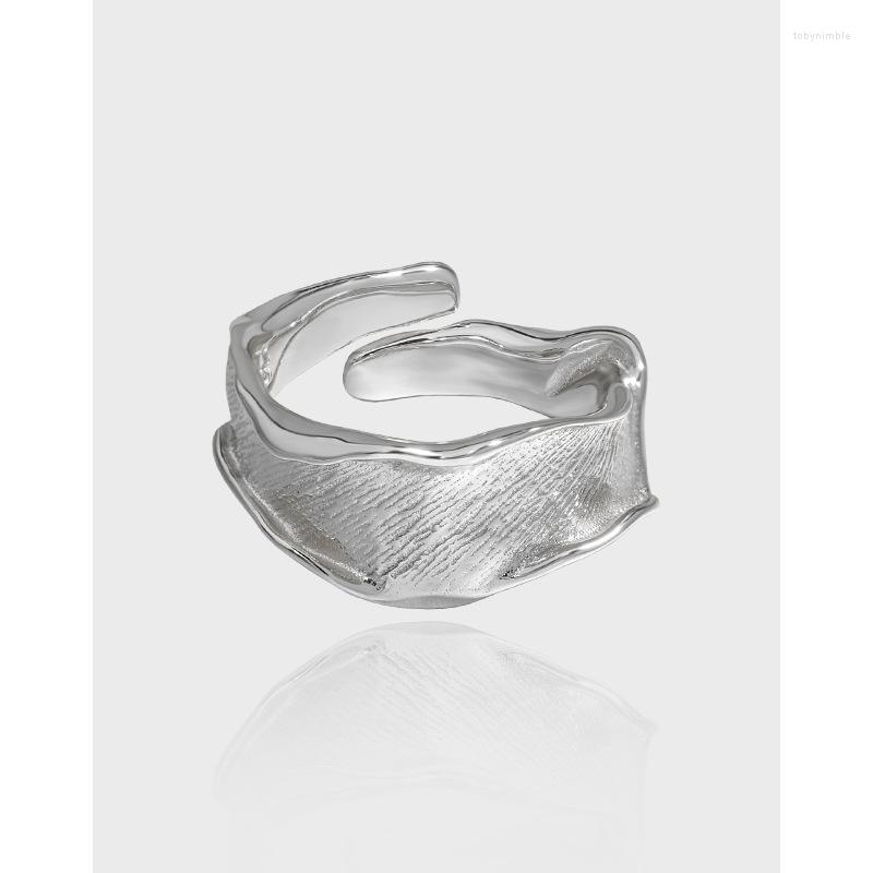 Cluster Rings Original Niche Design Cold Minimalist Irregular Texture S925 Sterling Silver Ring Unisex Style For Men And Women
Cluster Rings Original Niche Design Cold Minimalist Irregular Texture S925 Sterling Silver Ring Unisex Style For Men And Women