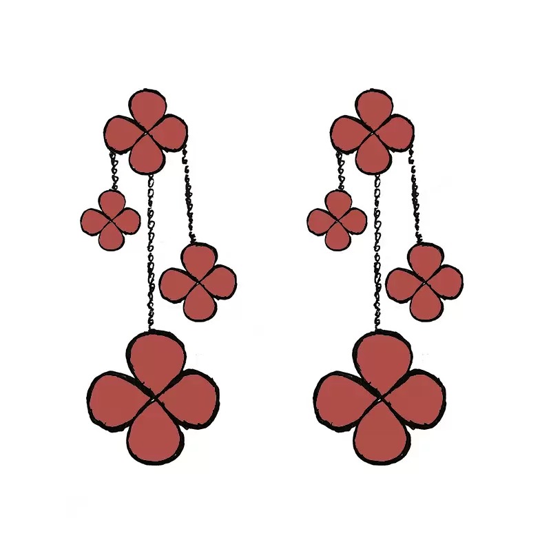 Vintage Love Leaf Clover Charm Earrings 4 motifs Drops 100% Silver Designer 2/3 flowers clip earring 18K Gold Van for Women&Girls Valentine's Lovers Heart cleef Jewelry
Vintage Love Leaf Clover Charm Earrings 4 motifs Drops 100% Silver Designer 2/3 flowers clip earring 18K Gold Van for Women&Girls Valentine's Lovers Heart cleef Jewelry