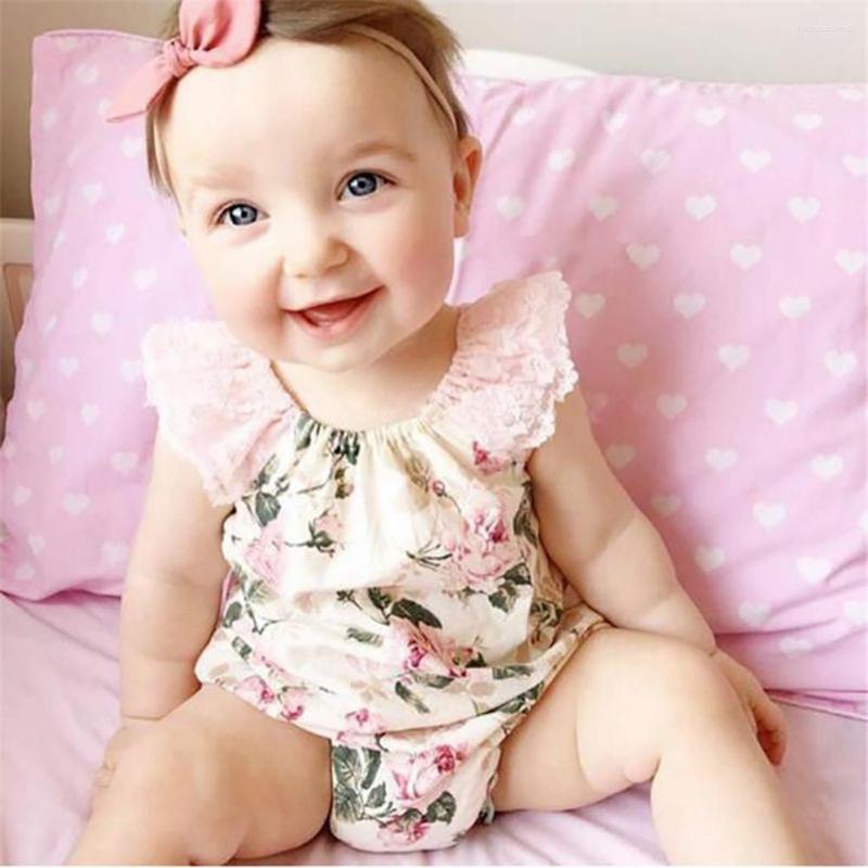 Rompers 4-18 Months Baby Girl Sleeveless Lace Floral Print Romper Jumpsuit Infant Cotton Born Clothes, Beige 70cm
Rompers 4-18 Months Baby Girl Sleeveless Lace Floral Print Romper Jumpsuit Infant Cotton Born Clothes, Beige 70cm