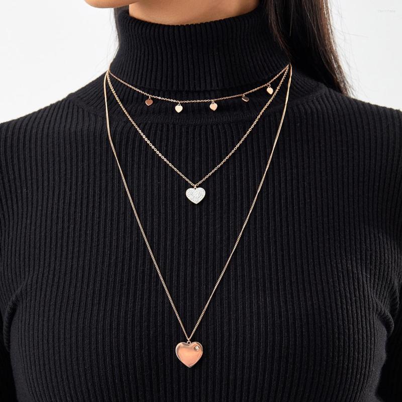 Pendant Necklaces 2023 Fashion Multi Layer Peach Heart Charms Stainless Steel Love For Women Sweater Chain Girl Jewelry
Pendant Necklaces 2023 Fashion Multi Layer Peach Heart Charms Stainless Steel Love For Women Sweater Chain Girl Jewelry