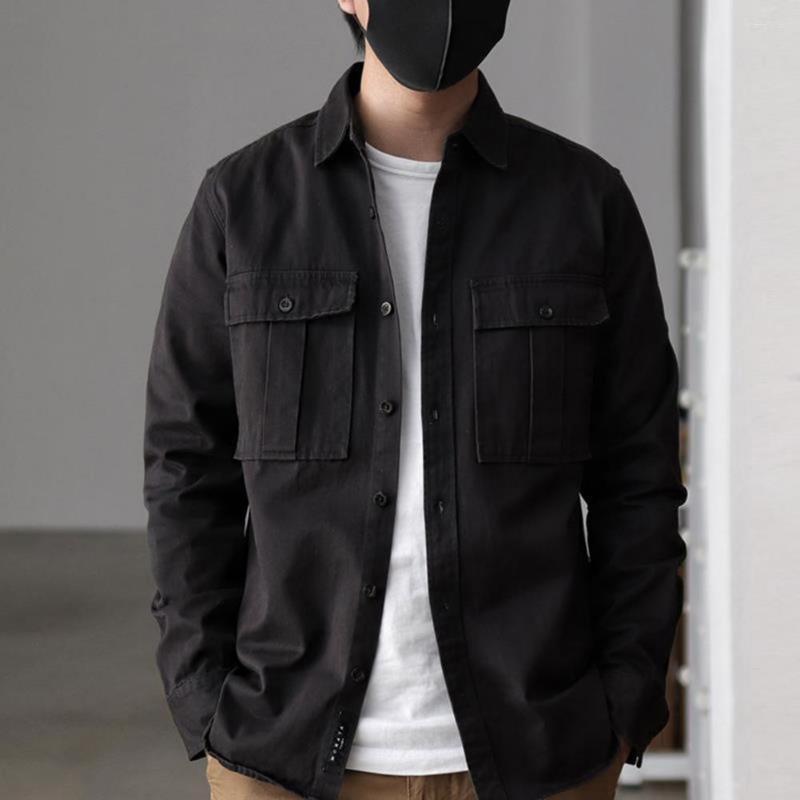 Men's Jackets Cargo For Men Vintage Military Cardigan Coats Long Sleeve Pocket Button Down Lapel Casual Warm Shirts Chaquetas, Black
Men's Jackets Cargo For Men Vintage Military Cardigan Coats Long Sleeve Pocket Button Down Lapel Casual Warm Shirts Chaquetas, Black