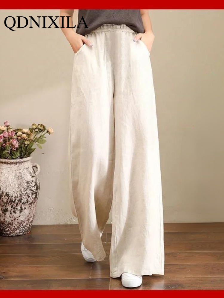 Women s Pants s Linen Wide leg Drawstring Oversize Woman Streetwear Women Sweatpants 230414, Light gray
Women s Pants s Linen Wide leg Drawstring Oversize Woman Streetwear Women Sweatpants 230414, Light gray