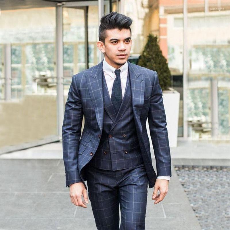 Men's Suits High Quality Checked Men's Suit Peaked Lapel Blazers Male Tuxedos Wedding Groom Wear 3 Pieces Set Prom Jacket Vest And Pants, Fuchsia
Men's Suits High Quality Checked Men's Suit Peaked Lapel Blazers Male Tuxedos Wedding Groom Wear 3 Pieces Set Prom Jacket Vest And Pants, Fuchsia