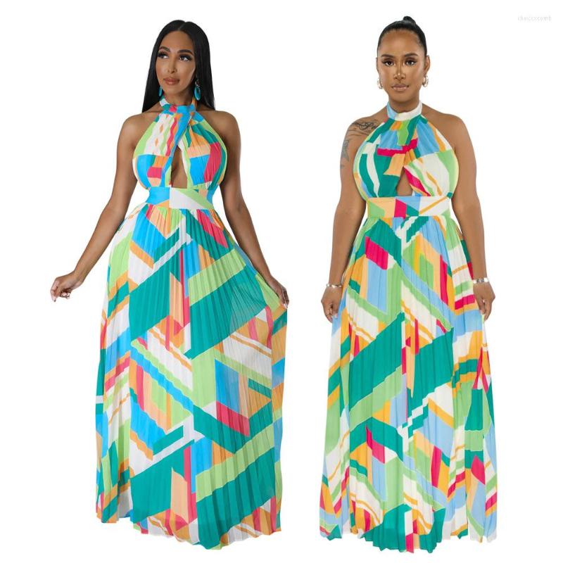 Casual Dresses 2023 Halter Strap Off-the-Shoulder Fashion Digital Printing Hollow High Waist Loose Comfortable Dress, Multi-color
Casual Dresses 2023 Halter Strap Off-the-Shoulder Fashion Digital Printing Hollow High Waist Loose Comfortable Dress, Multi-color