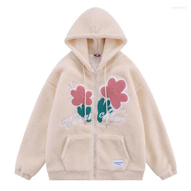 Men' Jackets Fleece Fluffy Hooded Streetwear Casual Harajuku Hip Hop Men Women Fashion Japanese Floral Flocking Zip Coat Tops Outwear, Pink
Men' Jackets Fleece Fluffy Hooded Streetwear Casual Harajuku Hip Hop Men Women Fashion Japanese Floral Flocking Zip Coat Tops Outwear, Pink