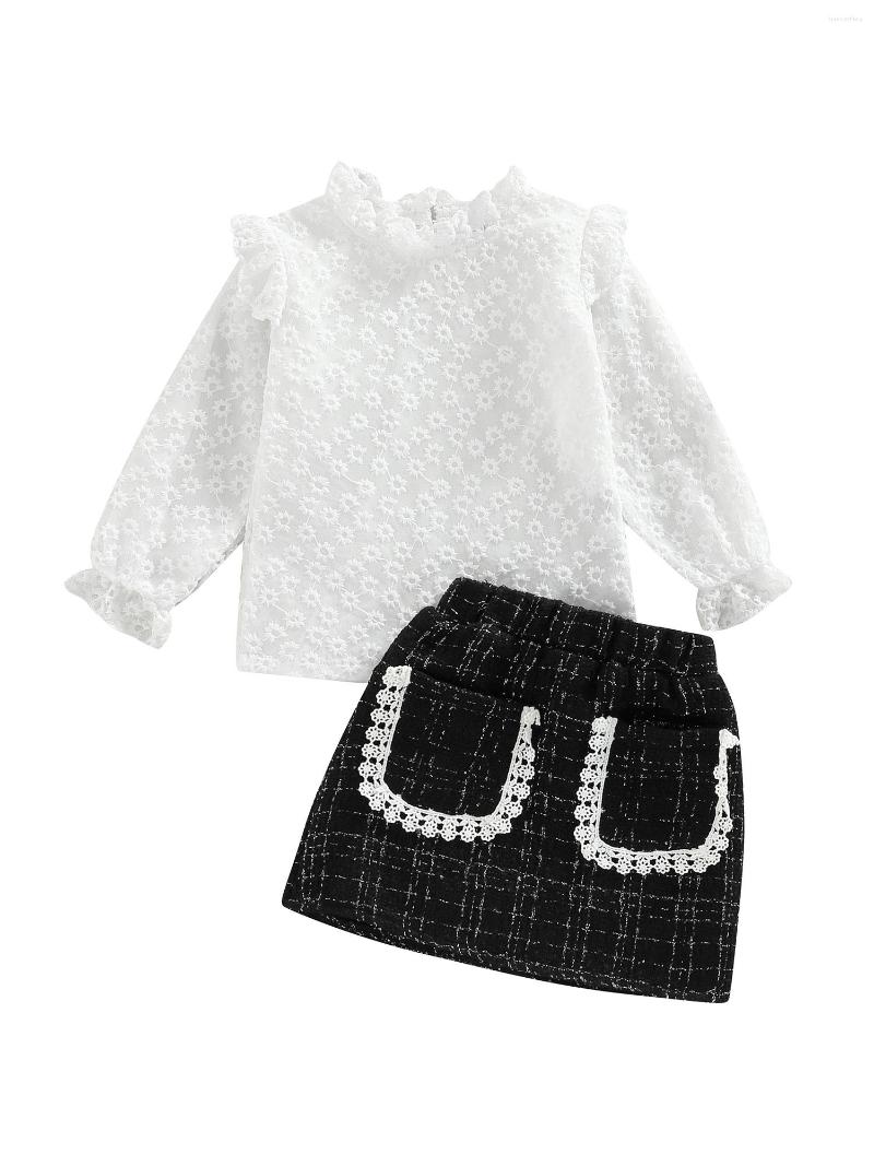 Clothing Sets Fashion 2pcs Outfits Clothes Set Infant Baby Girls Long Sleeve Jacquard Tops Elastic Waist Skirts, Black
Clothing Sets Fashion 2pcs Outfits Clothes Set Infant Baby Girls Long Sleeve Jacquard Tops Elastic Waist Skirts, Black