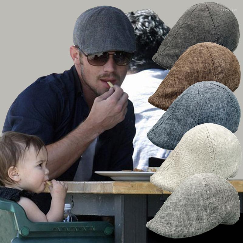 Berets Autumn Beret Caps For Men Women Vintage S Boy Cap Cabbie Linen Outdoor Hats Brand Sun Hat Unisex Duckbill, White
Berets Autumn Beret Caps For Men Women Vintage S Boy Cap Cabbie Linen Outdoor Hats Brand Sun Hat Unisex Duckbill, White