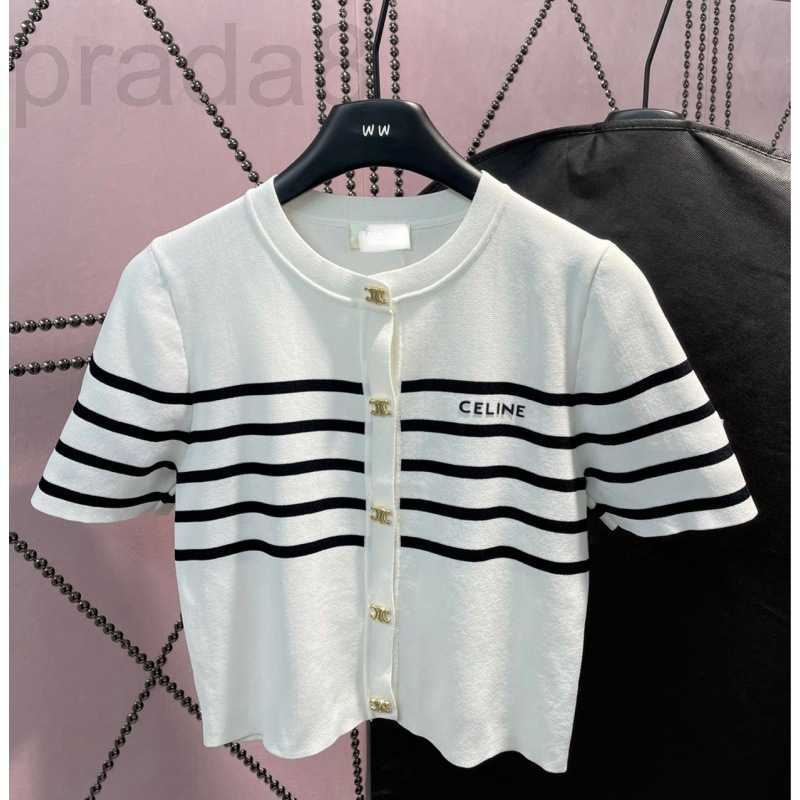 Women's Hoodies & Sweatshirts designer 23ss Spring/Summer New Stripe Contrast Knitted Short Sleeve Cardigan Top Elastic Slim Fit Temperament Black and White Knit ZVOK
Women's Hoodies & Sweatshirts designer 23ss Spring/Summer New Stripe Contrast Knitted Short Sleeve Cardigan Top Elastic Slim Fit Temperament Black and White Knit ZVOK
