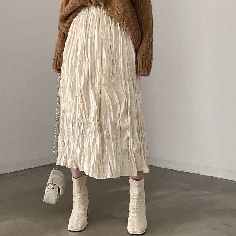 Chic Retro Elegant Ruffle Skirt Elastic Waist Pure Color Slimming Large Swing A, Mi xing
Chic Retro Elegant Ruffle Skirt Elastic Waist Pure Color Slimming Large Swing A, Mi xing