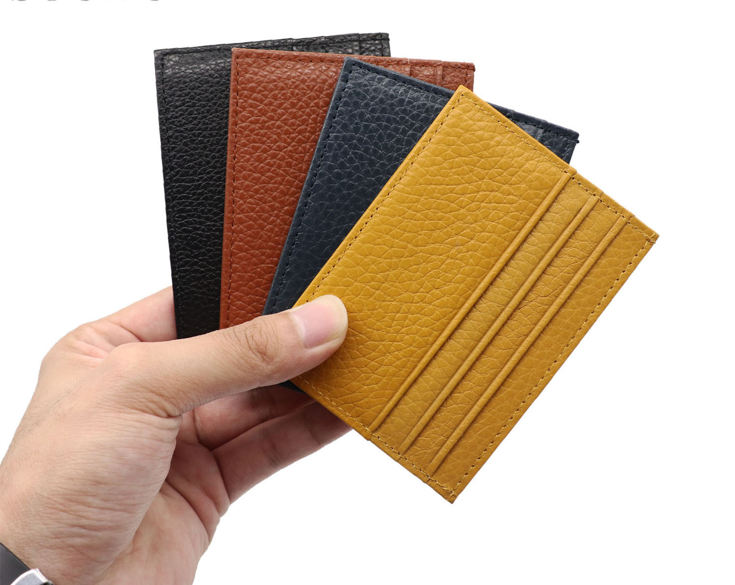 Real leather card holder identification bag anti magnetic interference RFID cowhide ultra-thin multi card holder card case, Brown
Real leather card holder identification bag anti magnetic interference RFID cowhide ultra-thin multi card holder card case, Brown