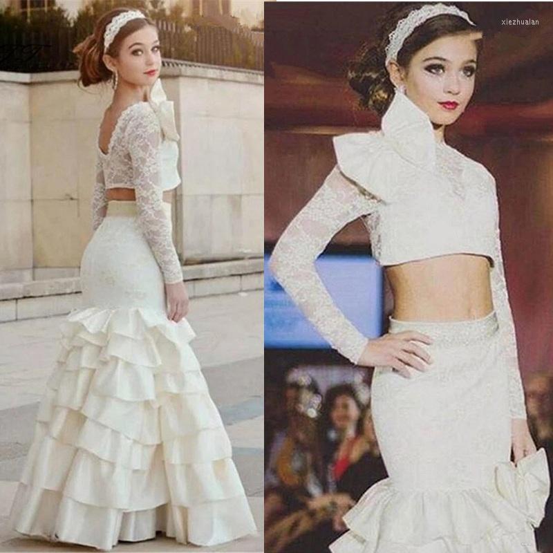 Girl Dresses Two Pieces Flower Girls For Wedding Lace Top Long Sleeves Kids Birthday Pageant Party Gown First Communion Clothes, Custom color
Girl Dresses Two Pieces Flower Girls For Wedding Lace Top Long Sleeves Kids Birthday Pageant Party Gown First Communion Clothes, Custom color