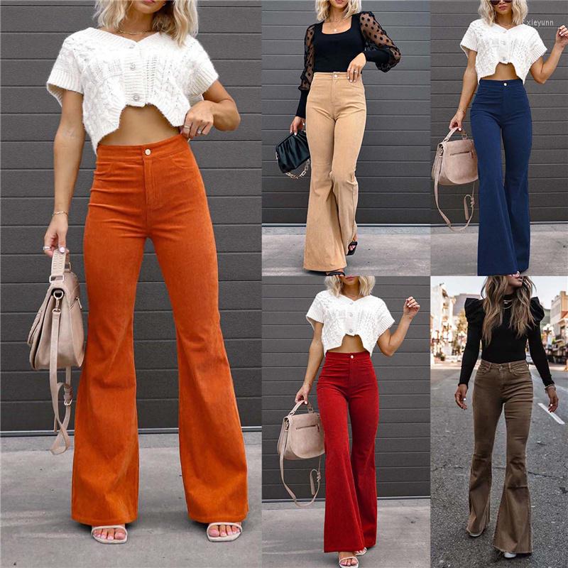 Women' Pants Women Corduroy Flared Solid Color Casual Stretch High Waist Bootcut Bell Bottom Trousers Streetwear 5 Colors, Green
Women' Pants Women Corduroy Flared Solid Color Casual Stretch High Waist Bootcut Bell Bottom Trousers Streetwear 5 Colors, Green