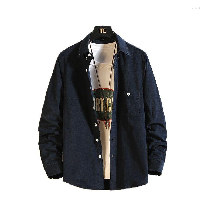 Men's Casual Shirts 2023 High-quality Spring And Summer Classic Fashion Senior Men's Corduroy Multi-color Shirt Coat, Navy blue
Men's Casual Shirts 2023 High-quality Spring And Summer Classic Fashion Senior Men's Corduroy Multi-color Shirt Coat, Navy blue