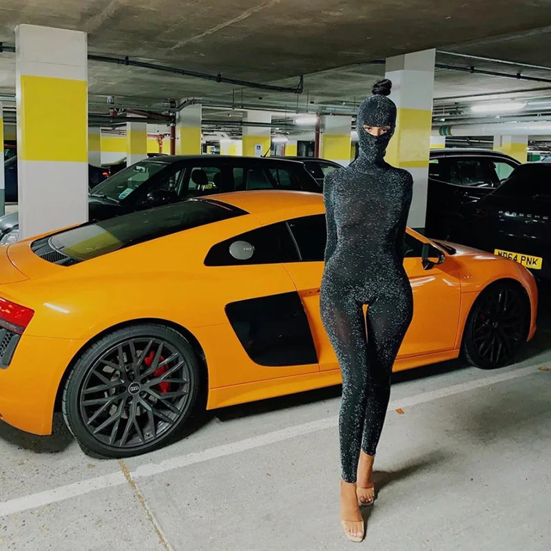 Women s Jumpsuits Rompers cial Women Autumn Winter Long Sleeve Backless Bodycon Soild Color Black Jumpsuit Romper Playsuit Fall Clothes Streetwear 231