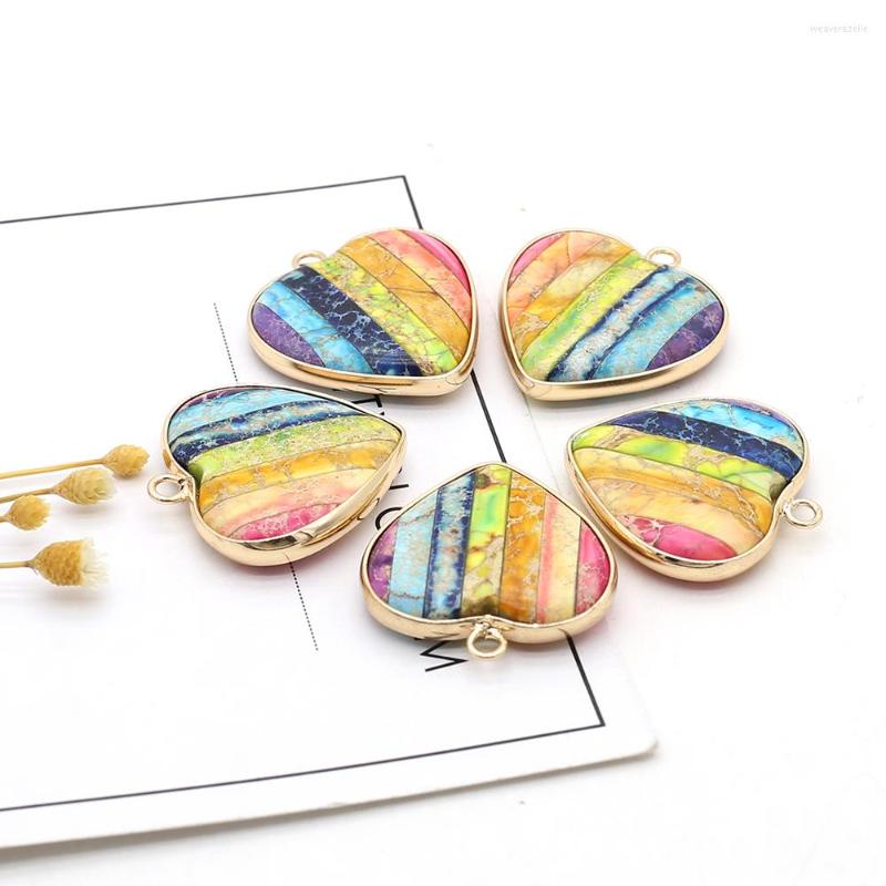 Charms Natural Stone Pendant Heart Colorful Emperor Turquoise Quartz For Jewelry DIY Necklace Bracelet Earring Accessory Making
Charms Natural Stone Pendant Heart Colorful Emperor Turquoise Quartz For Jewelry DIY Necklace Bracelet Earring Accessory Making